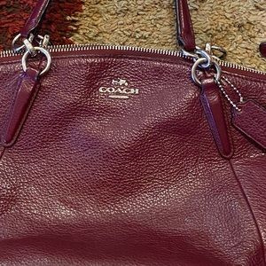 Burgundy Coach Purse